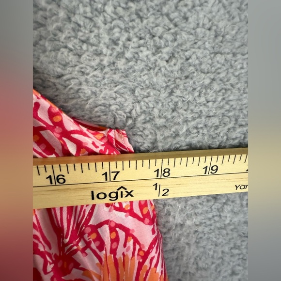 Vineyard vines seashell print handkerchief style dress size small long length - Picture 4 of 6